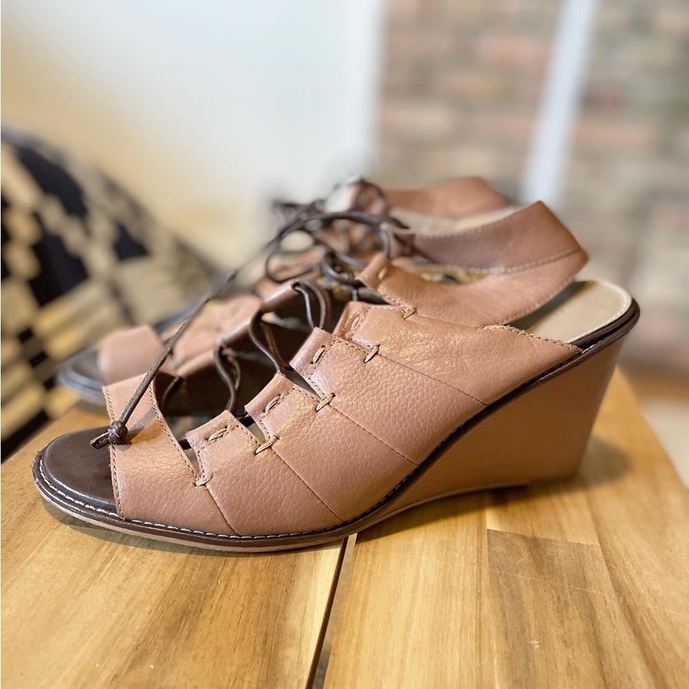 Anthropologie Wedge Sandal